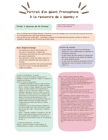 Portrait d’un géant francophone : À la rencontre de Wemby