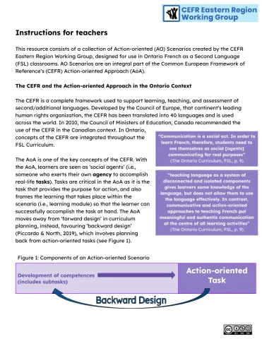 CEFR AO Scenarios: Teacher Instructions