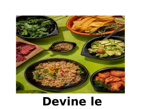 Devine le plat