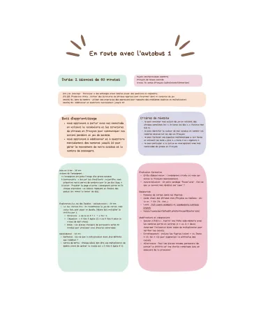En route avec l'autobus (version PDF)