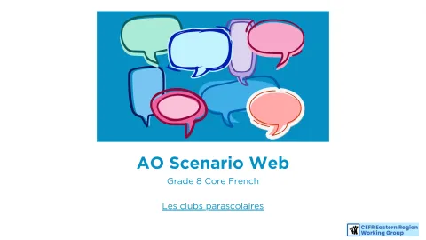 AO Scenario Web - Les clubs parascolaires - Core 8
