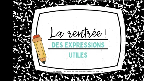 La rentrée ! - Des expressions utiles (digital slideshow)