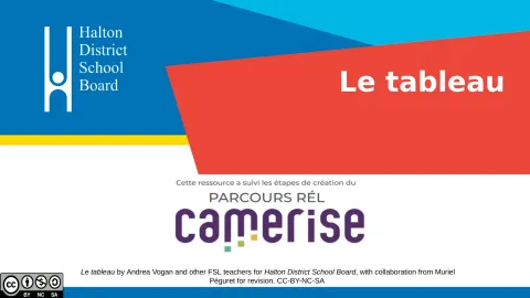 Organisateur graphique : le tableau 