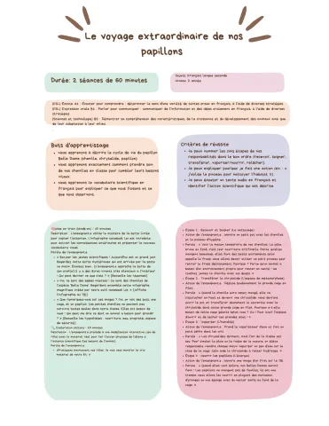 Le voyage extraordinaire de nos papillons