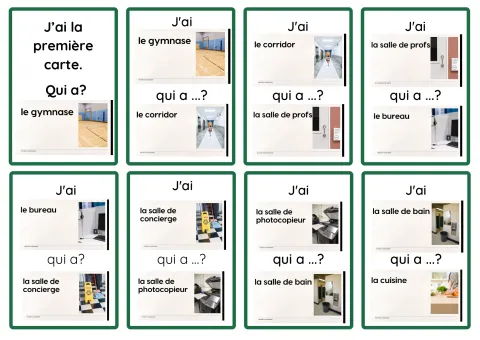 Jeu - J'ai ... / Qui a ...?