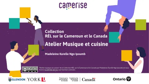 Collection REL sur le Cameroun et le Canada. Atelier Musique et cuisine PDF