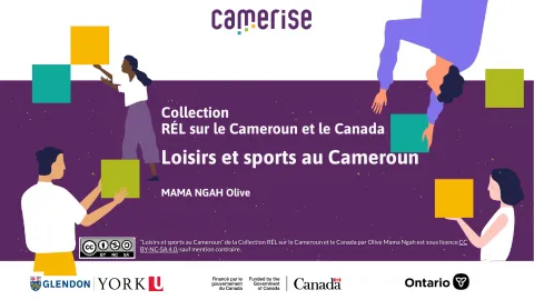 Collection REL sur le Cameroun et le Canada. Loisirs et sports au Cameroun PDF