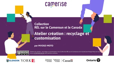 Collection RÉL sur le Cameroun et le Canada. Atelier création : recyclage et customisation PDF
