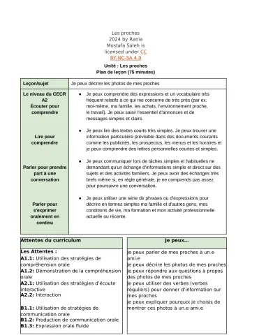 Les proches