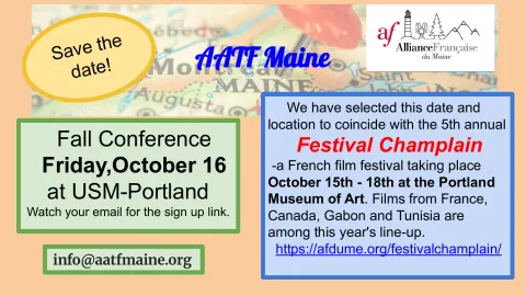 AATF Maine Fall Conference Save the Date
