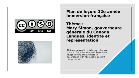 Mary Simon : langues, identité et représentation (12e année)